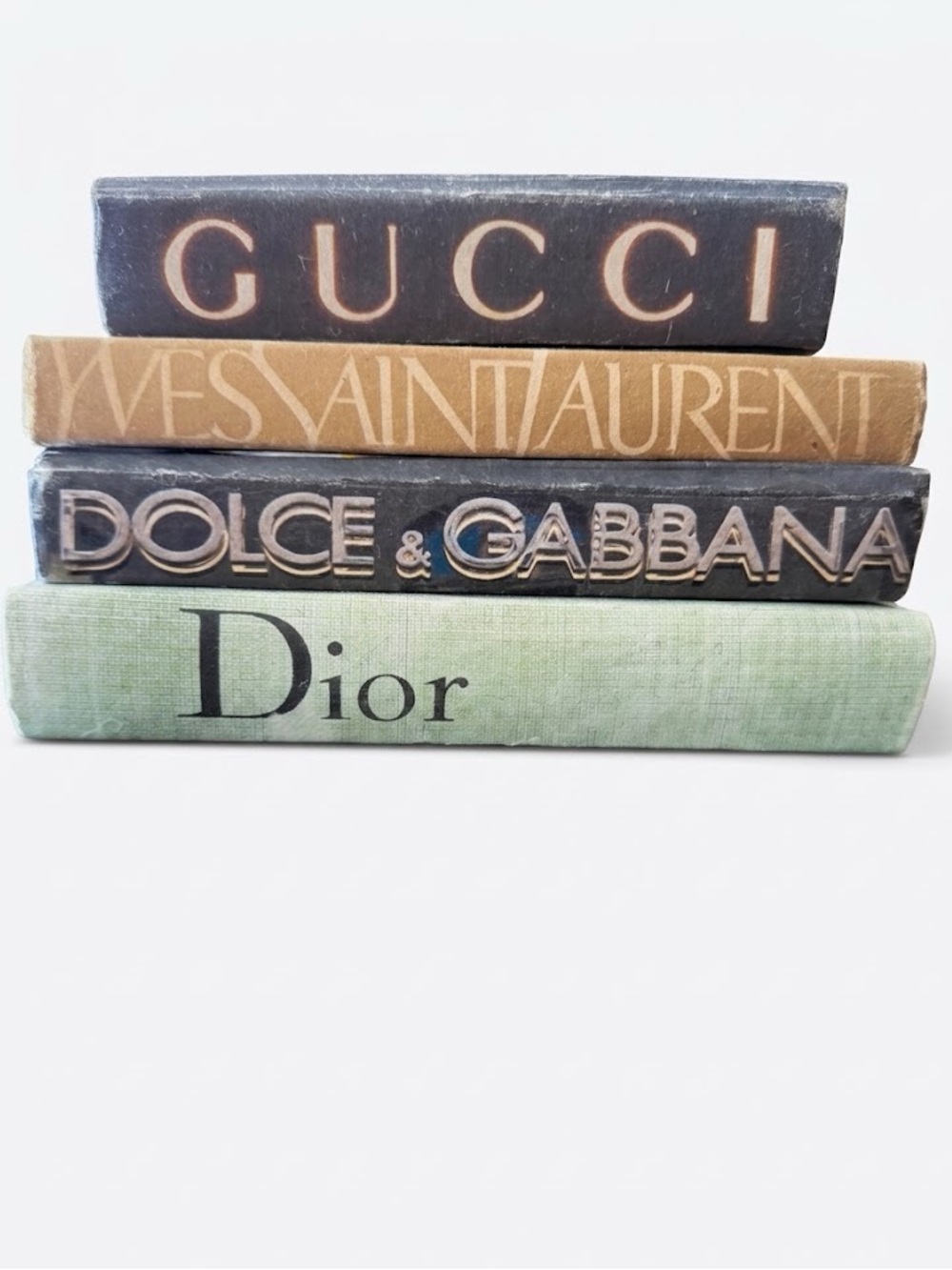 Stack of 4 Designer Inspired Books